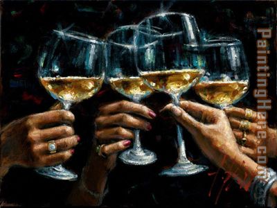 For Better Life VII Ladies hands painting - Fabian Perez For Better Life VII Ladies hands art painting